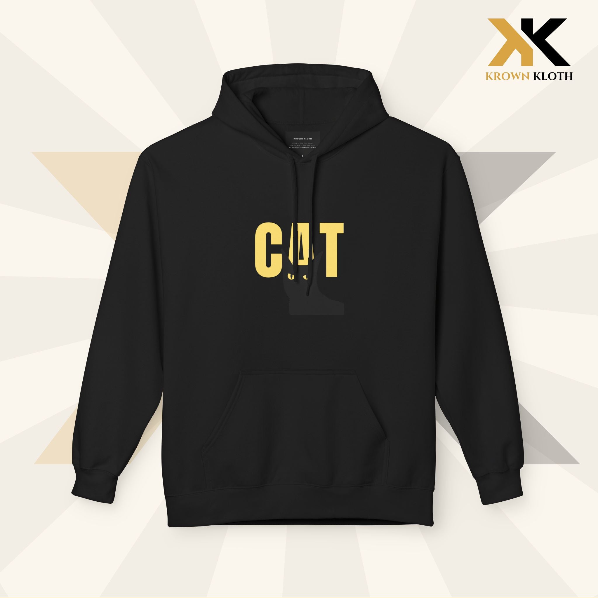 Krown Cat-Themed Hoodie