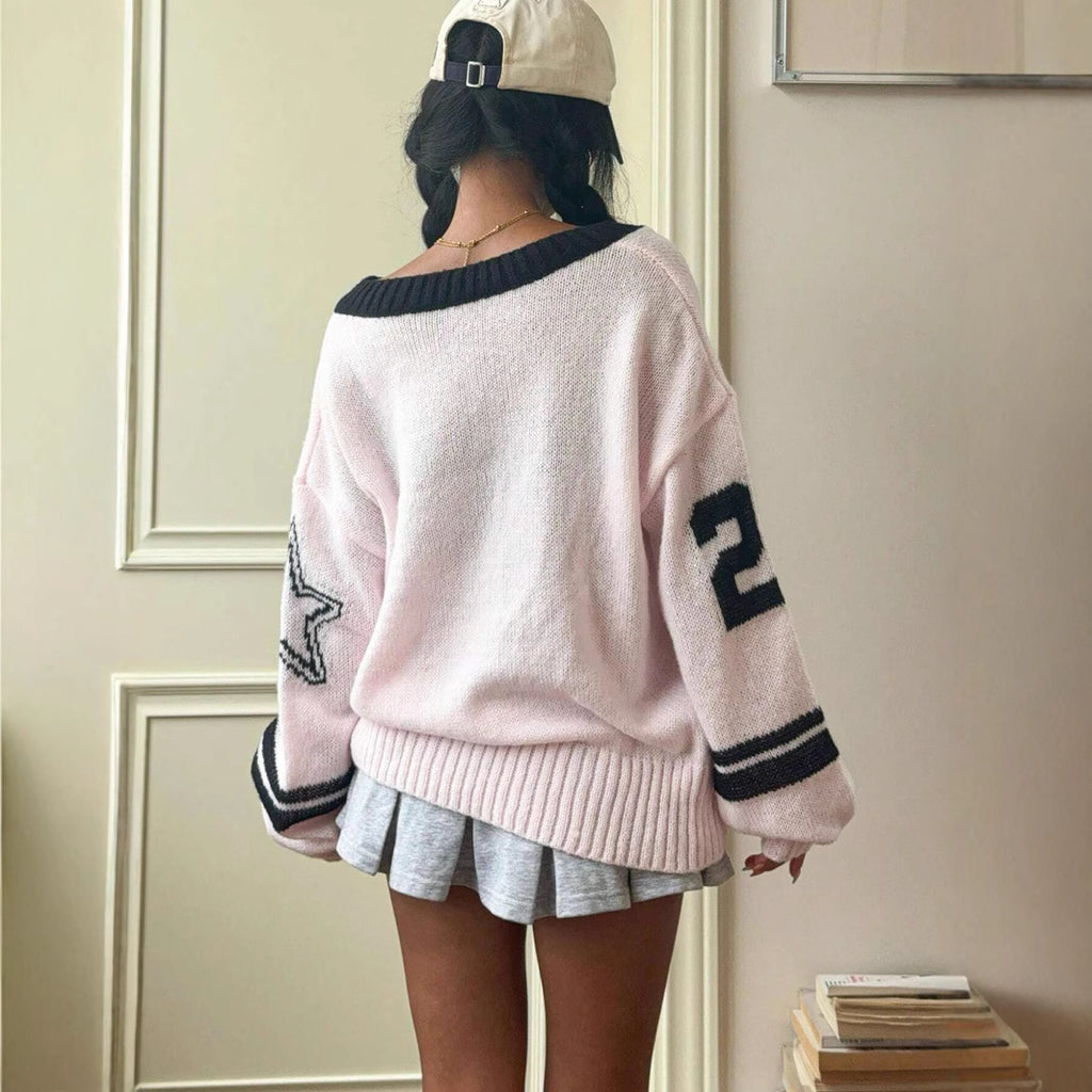 Krown Jacquard Star Sweater