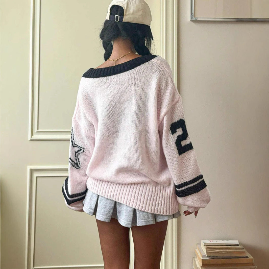Krown Jacquard Star Sweater