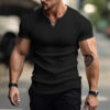 Sports Slim-fitting Men's Short Sleeve - Image 2