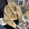 Women's American Retro Bomber Jacket - Image 4