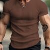 Sports Slim-fitting Men's Short Sleeve - Image 4
