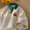 Summer Retro Easy Matching Lapel Half Sleeve - Image 7