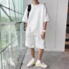 Loose Short Sleeve T-shirt Shorts Trendy Handsome Casual Two-piece Suit - Image 6