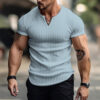 Sports Slim-fitting Men's Short Sleeve - Image 3