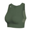 No Underwire Mesh Sports Bra - Image 3