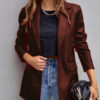 Women’s PU Leather Jacket - Image 7