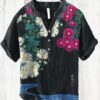 Summer Men's Shirts National Trendy Style Three Breasted - Image 10