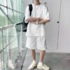 Loose Short Sleeve T-shirt Shorts Trendy Handsome Casual Two-piece Suit - Image 3