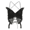 Women's Slim Fit Black Top American Style - Image 2
