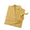 Cotton Single-layer Yarn Bathrobe Spring Summer Cropped Sleeves Mid-length Bathrobe - Image 3