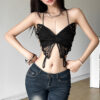 Women's Slim Fit Black Top American Style - Image 5