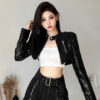 Women's Slim Fit Leather Jacket - Image 5