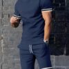 Men's Short-sleeved T-shirt Casual Shorts Two-piece Set - Image 2