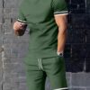 Men's Short-sleeved T-shirt Casual Shorts Two-piece Set - Image 5