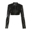 Women's Slim Fit Leather Jacket - Image 4