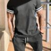 Men's Short-sleeved T-shirt Casual Shorts Two-piece Set - Image 6