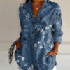 Women's 3D Effect Printed Sweet Style Top - Image 3