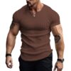 Sports Slim-fitting Men's Short Sleeve - Image 7