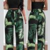 Women's Solid Color Slim Elastic Pleated Two-Piece Suit - Image 9