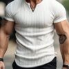 Sports Slim-fitting Men's Short Sleeve - Image 5