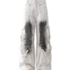 Splash Ink Multi-pocket Cargo Pants Men's Loose Straight Mopping Pants - Image 6
