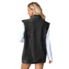 Women’s Washed Denim Loose-Fit Waistcoat – Street Style Sleeveless Cardigan Vest | Krown Kloth - Image 4